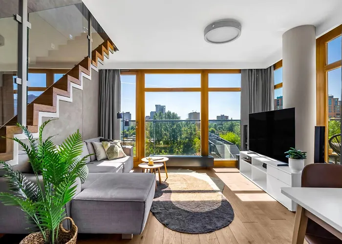 Prestige - 86m2, Two-level Loft, Parking - By Rentujemy Warsaw